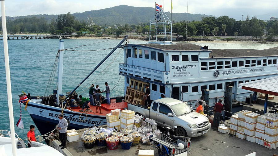 Le ferry de Koh Samui à Koh Tao